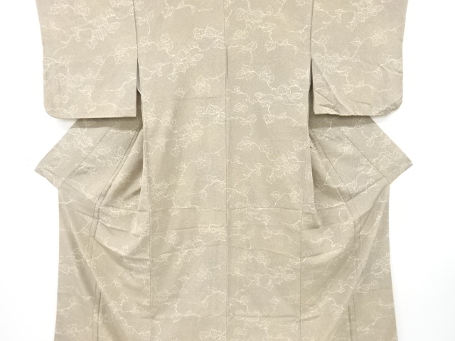 葡萄模様手織り節紬着物